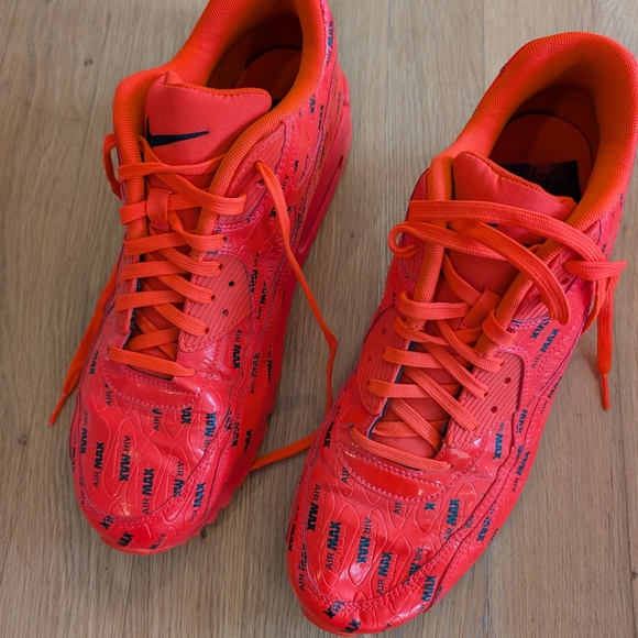 Nike Red Air Max Sneakers - Picture 1 of 4